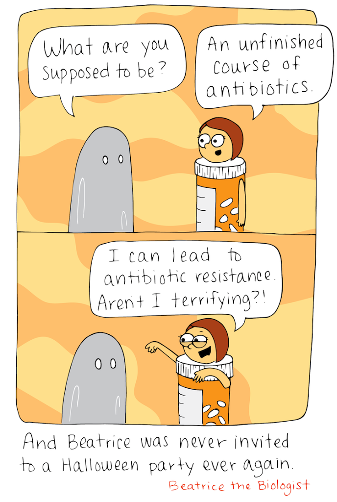 Antibiotic Costume - Beatrice the Biologist