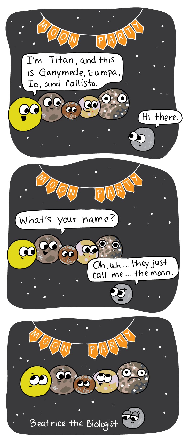 Moon Names - Beatrice the Biologist